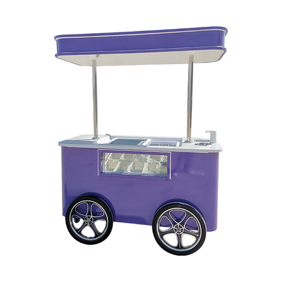 Aplicación popular de la calle de verano Carrito de helados Italiano Carrito de helados con CE