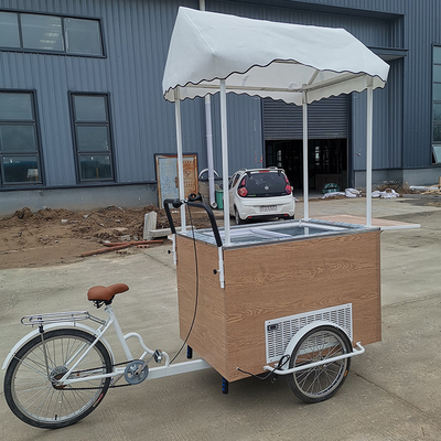 El impulso para la sostenibilidad Bicicletas de bebidas hechas a medida para su carrito de comida móvil