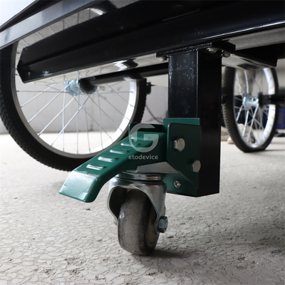 Color personalizado Bicicleta móvil carro de comida Mano empujar Tipo de larga vida útil