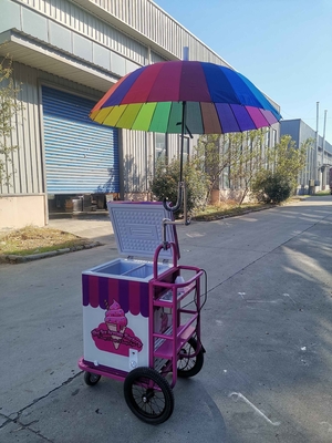 Carritos de helados personalizados carritos de helados carritos de comida móviles con paraguas