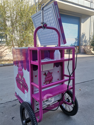 Carritos de helados personalizados carritos de helados carritos de comida móviles con paraguas