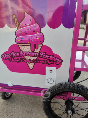 Carritos de helados personalizados carritos de helados carritos de comida móviles con paraguas