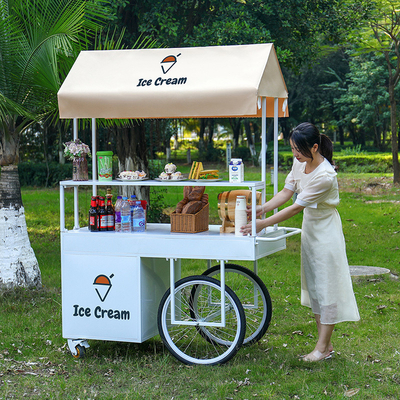 Fácil de operar remolque de bicicletas crepe para dulces ecológicos multifuncional