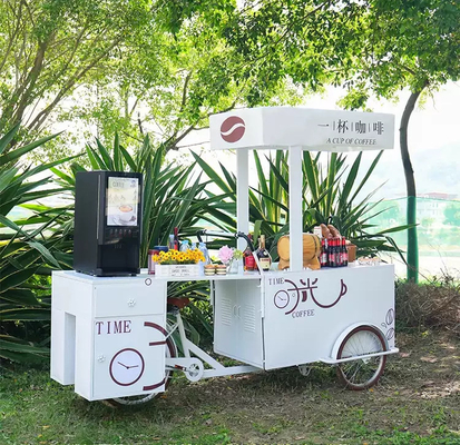 El elegante carrito de bicicletas de helados para aventuras urbanas