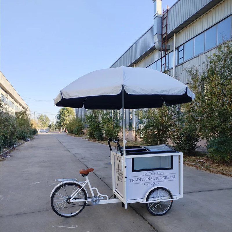 Camión eléctrico de helados italiano Triciclo de 220V/380V Voltado 220*87*240cmcm Tamaño