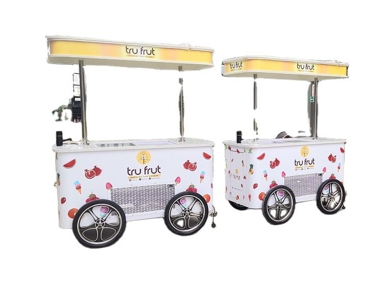 Carritos de bicicletas de comida helados: una forma emocionante y moderna de vender sus golosinas